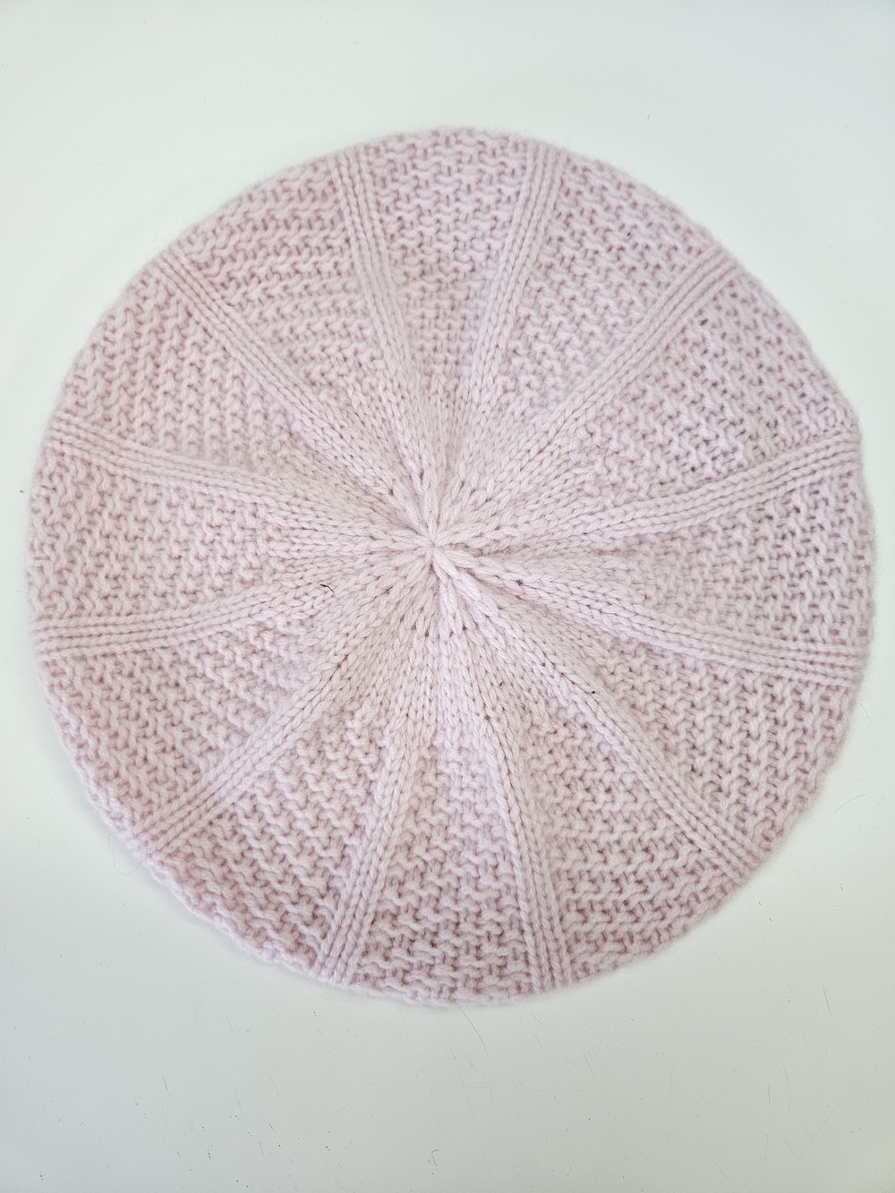 NEW Lord & Taylor Pink 100% Cashmere Knit Beret Style Hat French